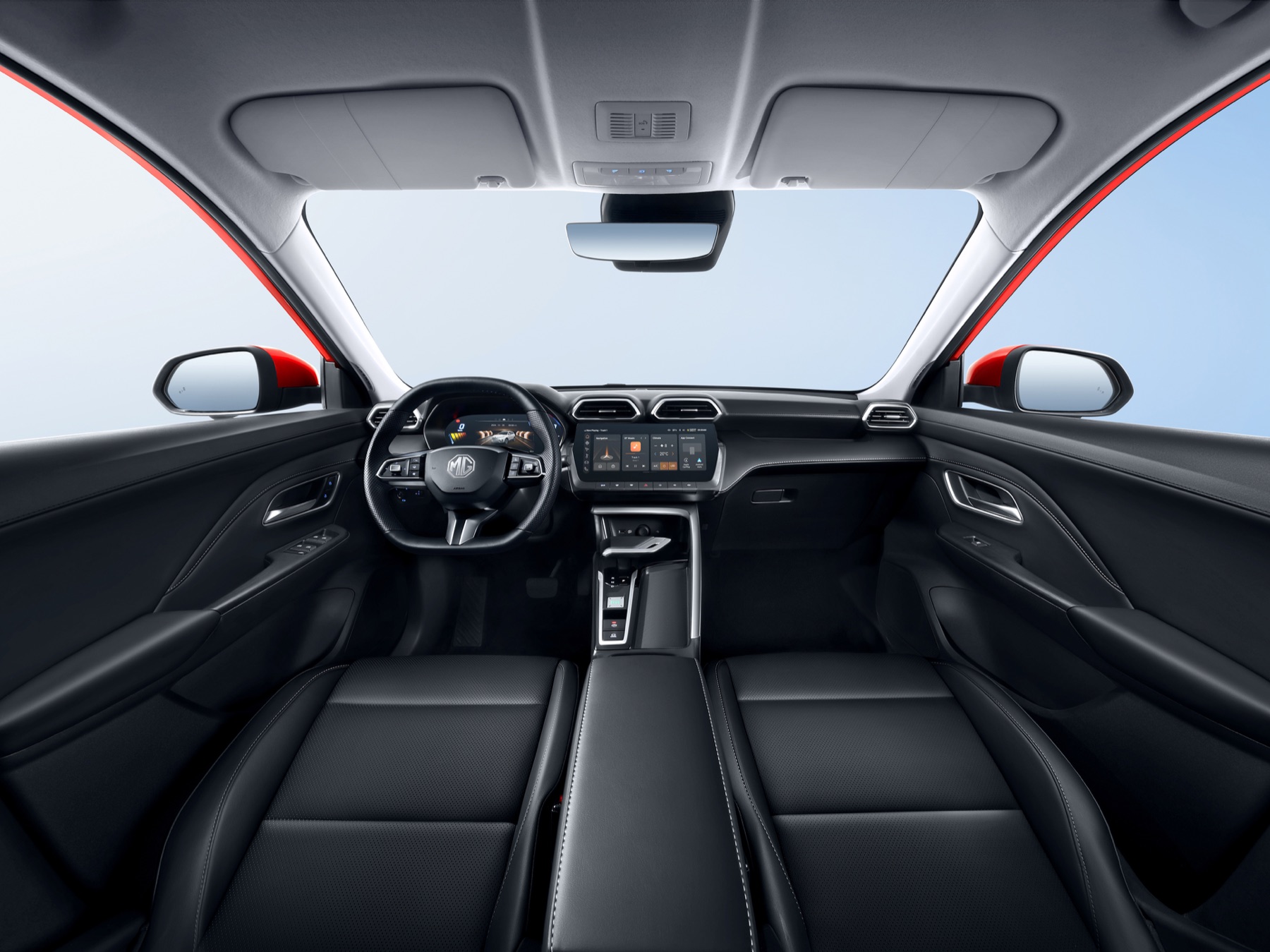 Cockpit intérieur du MG ZS Hybrid+